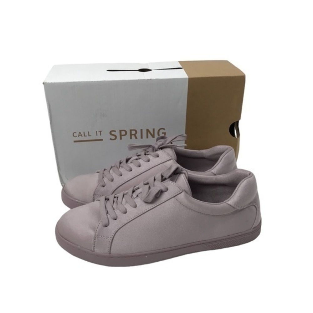 Call it Spring Ferrawet Satin Sneaker Lavender size 11
